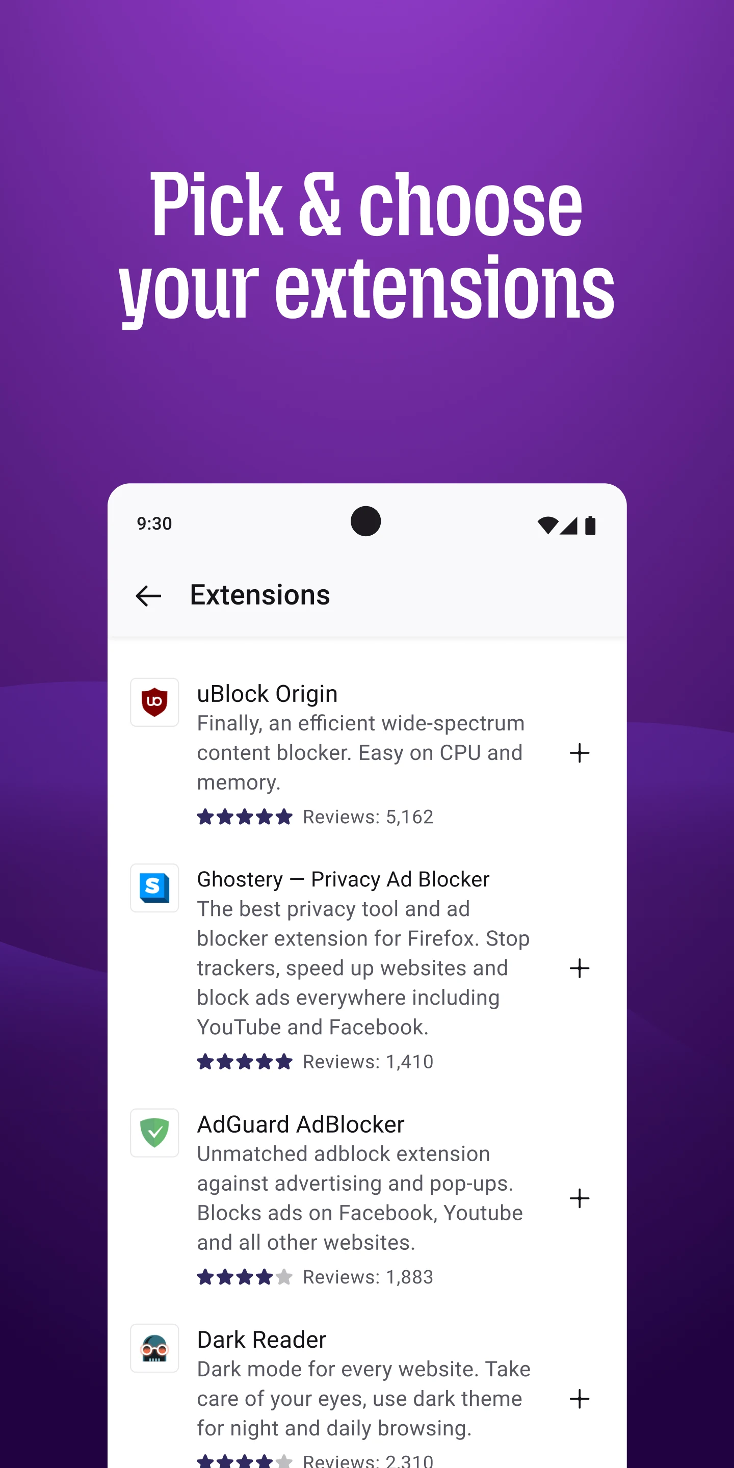 Firefox Fast & Private Browser screenshot